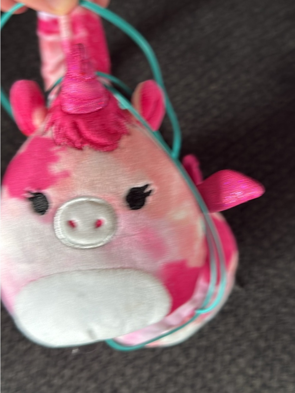 Squishmallows Pink Tie-Dye Unicorn Over-Ear Headphones